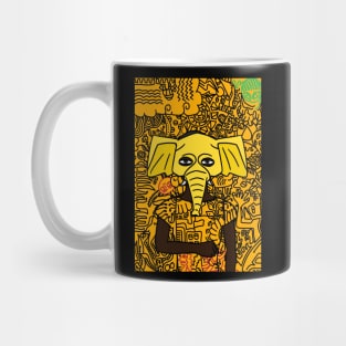 Captivating Charisma: Portrait Art for Sale Mug